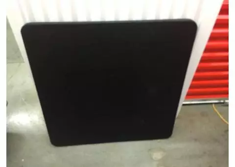 Black Card Table