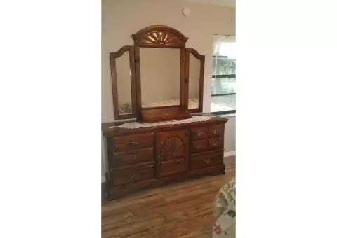 dressers and headboard