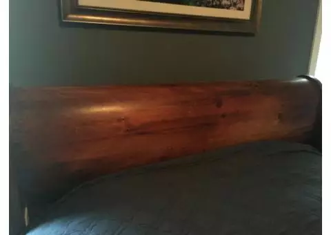 Arhaus Furniture Queen Size Sleigh Bed