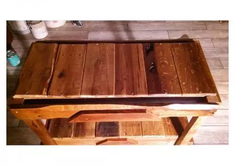 Rustic pallet table