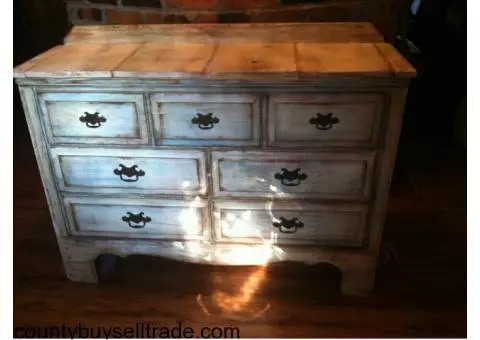 Custom furniture and refinishing