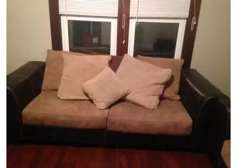 Couch and love seat