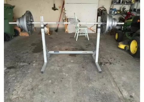 VTX Olympic Grip 300 pound weight set