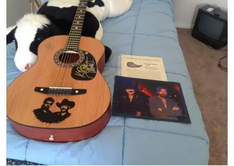 Original Signed Autographed Guitars