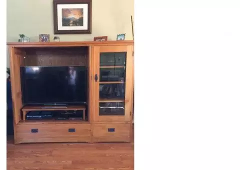 Oak Entertainment Center