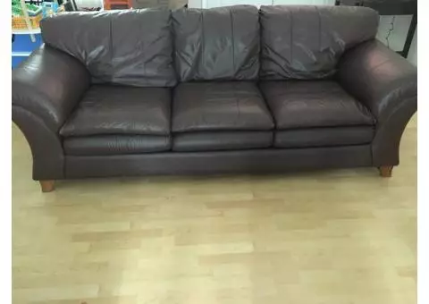 Leather sofa