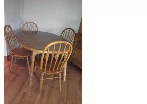 Table and chairs