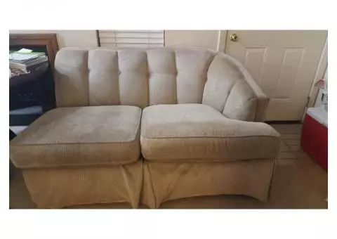 Beige sectional must go