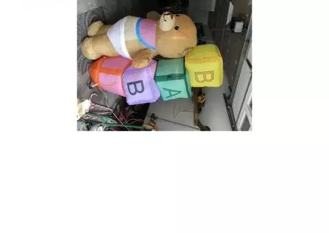 Inflatables at garage sale!!