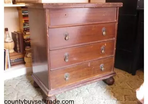 Unusual antique secretary