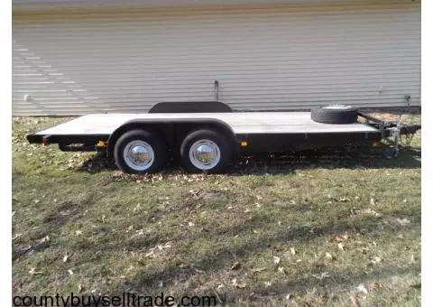 H&H 16' car hauler trailer