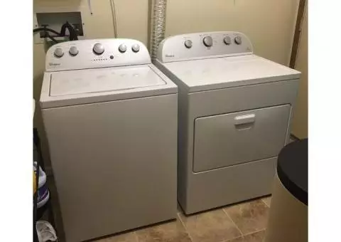 WHirlpool Washer and Dryer