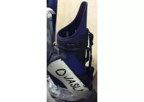 New leather golf bag