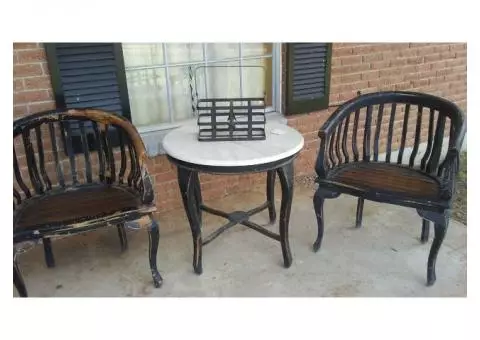 Chairs and table