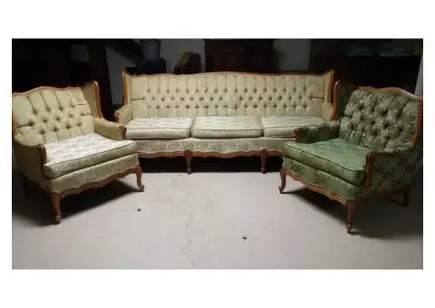 Antique/Vintage 3 piece French Provincial Living Room Suite