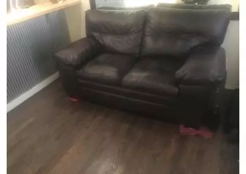 Leather couch for sale