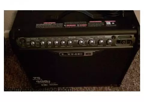 Line6 electric 75watt amp