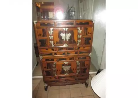 Asian Chest and Chair