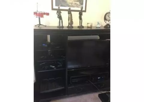 Black entertainment center