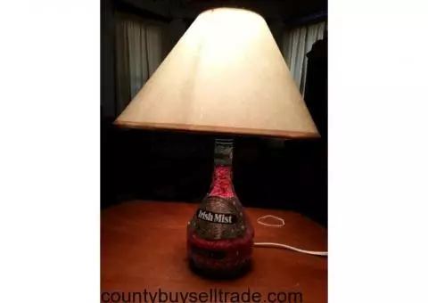 Irish Mist Liqueur bottle lamp