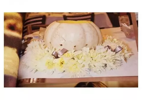 Handmade wedding centerpieces