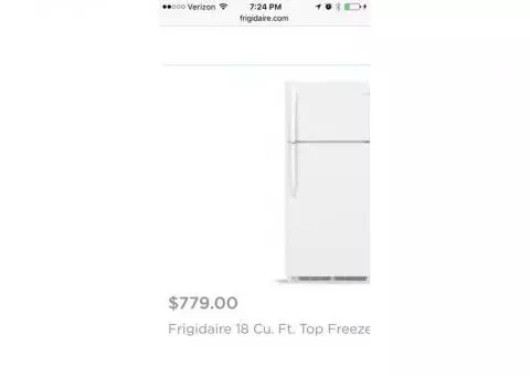 Frigidaire refrigerator