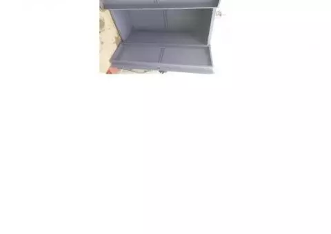 heavy duty grey metal cabinet