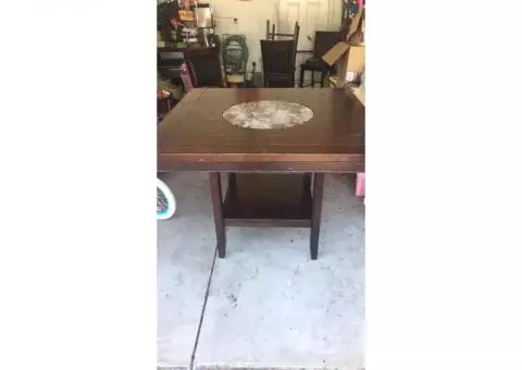 Dining room table and chairs