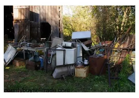 Remove your scrap metal/appliances