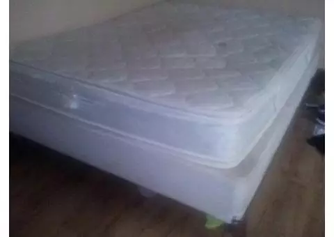 Queen Size Bed, Frame and Box