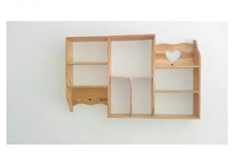 2 Knick Knack Wall Shelves