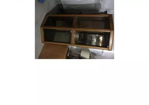 Oak Display Cabinet