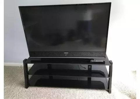 TV Stand for flat panel TVs up to 70" black