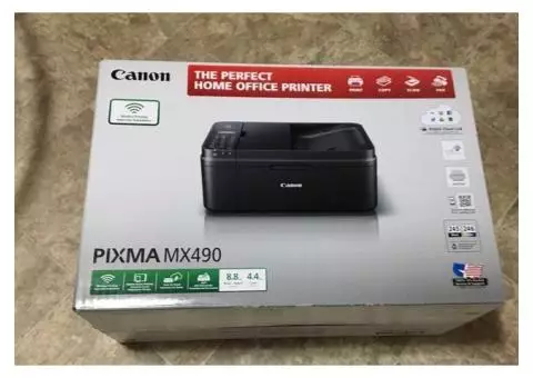 Canon PIXMA MX490 Wireless All-in-One Printer/Copier/Scanner/Fax