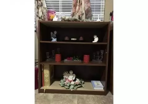 Three Shelf Bookcase - Two Adjustable Shelves