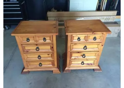 Rustic Oak Bedroom Set