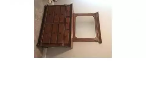 Solid wood dresser