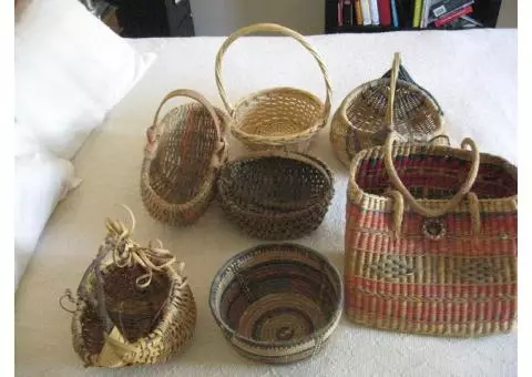 Collection of Handmade Baskets