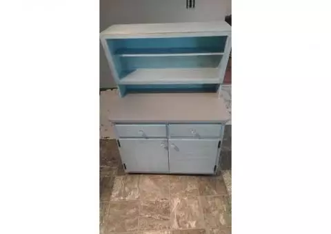 Refinished small child size hutch