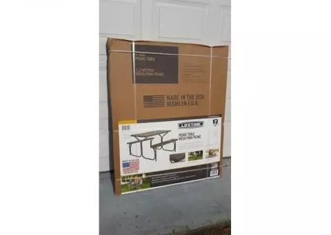 Lifetime 4ft Picnic Table, New in Box - $79 (Bremerton)