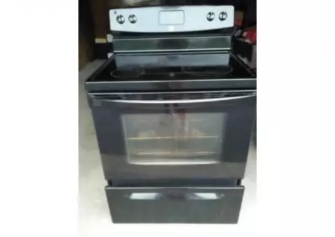 GE Glass-top electric range