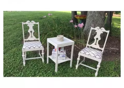 Shabby Chic table and chairs set