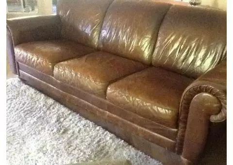 Leather sofa