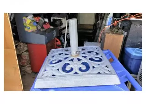 Hampton Bay cast iron umbrella stand