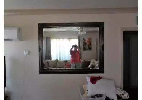 Very large wall mirror