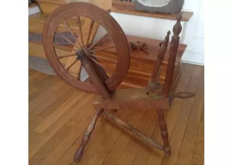 Antique Saxony / Flax SpInning Wheel