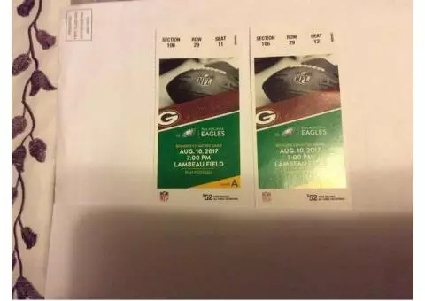 Packer Tickets