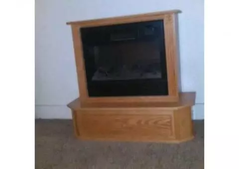 Electric Amish Fire Place/w remote