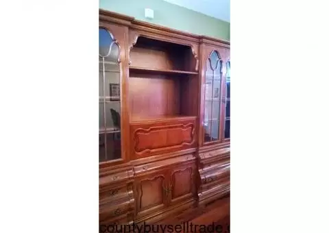 10ft. Mahogany Antique China Cabinet