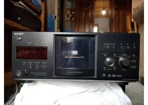 Sony DVP-CX985V 400 Disc Progressive DVD / SACD Player ~